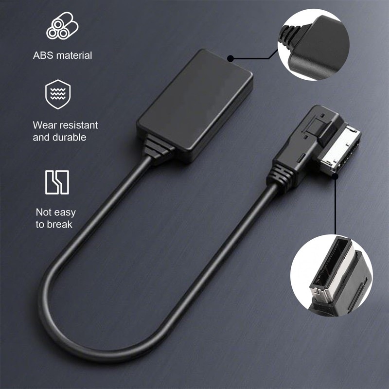 Crumye Automobile Bluetooth Audio Cable, Audio Cable, Auxiliary Input Adapter,