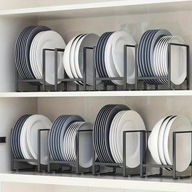 Stainless Steel Dish Rack, Vertical Plate Holder, Kitchen Organizer, Durable & Rust-resistant Kitchen Fixture Accessories