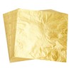 FEPITO 150 Sheets Gold Leaf Imitation for Arts Project Craft