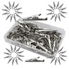 Senvenelec 120 x alligator clips, alligator clips, metal test clamps,