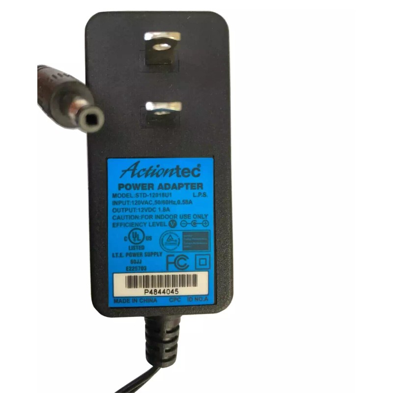 Actiontec 12V Actiontec Power AC DC Adapter STD-12018U1 For Verizon