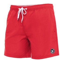 Ladeheid LA40-128 Men's Swimming Trunks, Beach Shorts - red, size: xxl