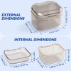 Retainer Case Box, Denture Case with Lid, Denture Cup for
