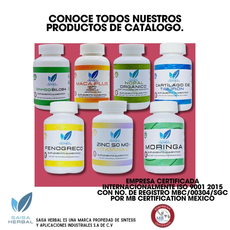 Citrato de Calcio USP 100% puro bolsa con 100 cápsulas.