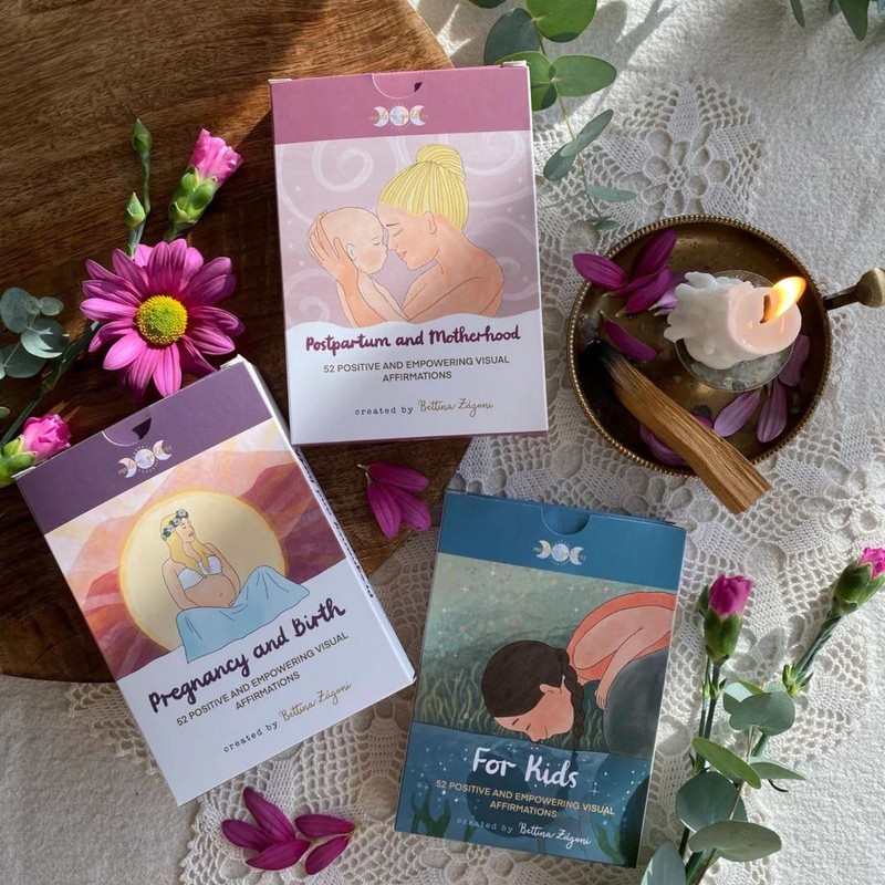 Pregnancy and Birth 52 Affirmation Cards – Empower Your Journey