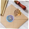 IWOWHERO DIY Crafts Bee Pattern Wax Seal Stamp Head Durable