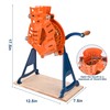 WYJREES Corn Sheller Hand Crank, Steel Corn Cob Thresher with