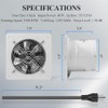 WiseWater 6 Inch Exhaust Fan, 353 CFM Extractor Fan with