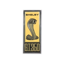 Atech 1967 67 FORD MUSTANG SHELBY GT350 COBRA ELEANOR FENDER EMBLEM BADGE w FRAME