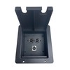 ProCraft Pro Audio Recessed Pocket Floor Box.1 AC Power 1