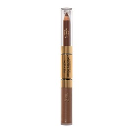 Revlon Eyebrow Gel & Pencil, ColorStay Brow Fantasy 2-in-1 Eye Makeup, Longwearing with Precision Tip, 105 Brunette, 0.04 Oz