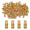QUARKZMAN Pack of 100 M3 Threaded Inserts Brass Heat Set