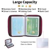 SENDEFN Women's Credit Card Holder Small Leather Card Case Compact