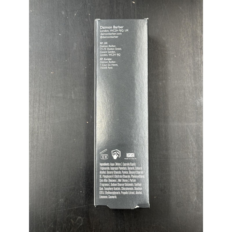 Daimon Barber Exfoliating Cleanser, Face and Beard Scrub for Men,