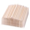 BTYMS 1000 Pcs Orange Wood Sticks 4.5 Inch Cuticle Pusher