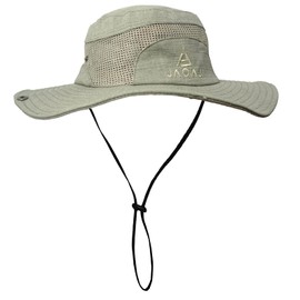 JAOAJ Mens Sun Hat Wide Brim Summer Safari Hat,Cotton Fishing Boonie Hat UV Hats,Breathable Mesh Bucket Gardening Hats with Adjustable Chin String