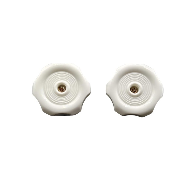 NBUNYOU Black 1-inch Long Shaft,2-1/4 Inch Diameter Plastic Windows Knobs,for