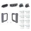 WOMHOM Retractable Mesh Baby Gate Hardware Replacement Parts Kit for