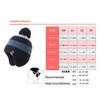 AHAHA Girls' Winter Hat, Earflap Beanie, Pompom Knitted Hats