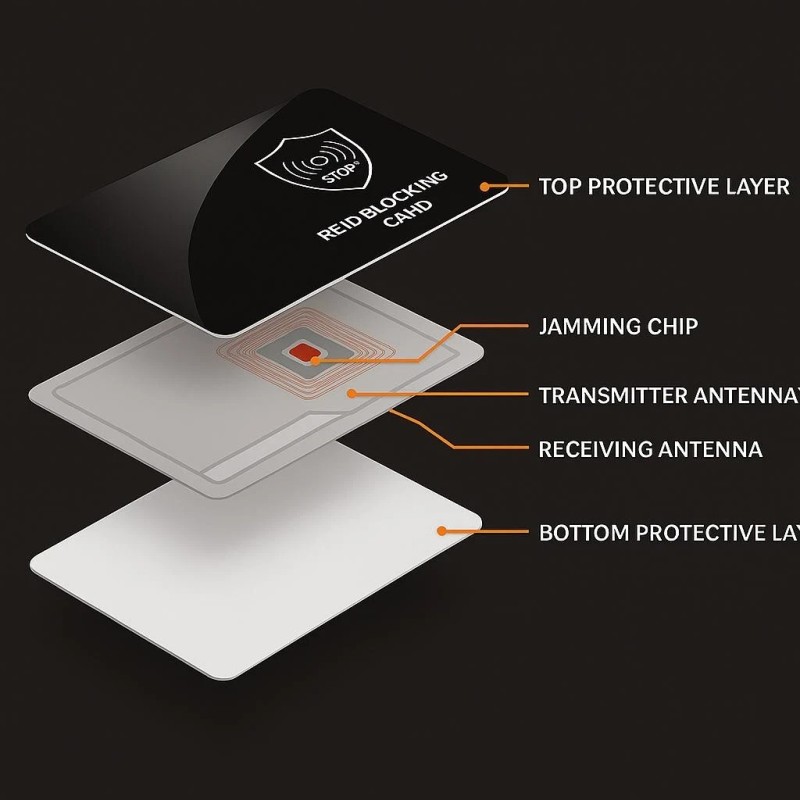 RFID Blocking Card for Wallet - Slim NFC Protector for