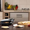 OVENTE Electric Sandwich Maker with Non-Stick Plates, Indicator Lights, Cool