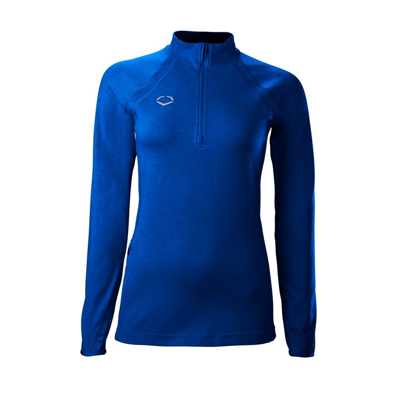 EvoShield Women's Lightweight 1/4 Zip Pullover, Royal