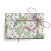 Purple Butterflies Italian Wrapping Paper, Folded