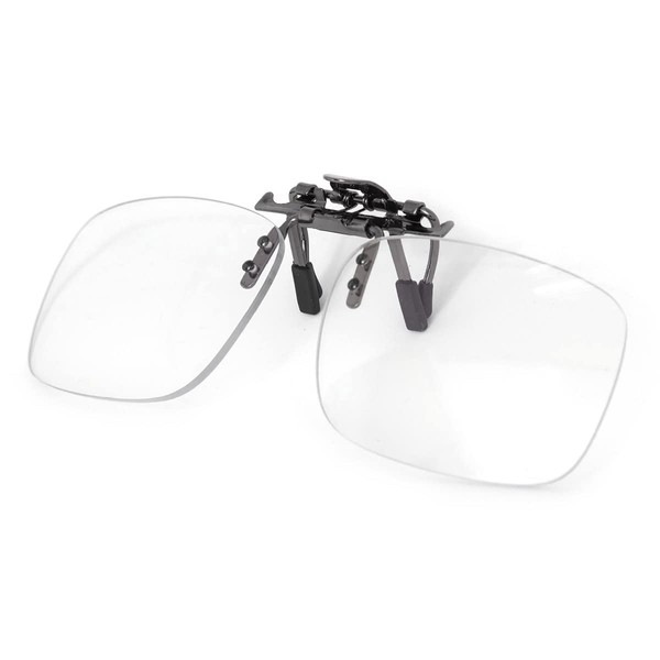 sTc Clip-on Flip Up Rimless Magnifying, Suitable for Reading Glasses,