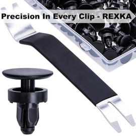 Rexka 51pcs Cowl Top Panel Retainer Clip 91508-SR3-000 for Honda Odyssey Civic CR-V Del Sol Acura Integra 91508SR3000 Cowl Grille Panel Clip -Auto Clips Remover