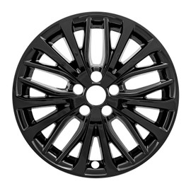 Auto Reflections Set of 4 18" 20 Spoke Wheel Skins for Toyota Camry SE/XLE 2018-2021 - Gloss Black