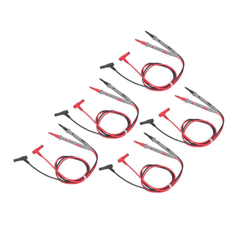 5Set HC136‑T 1000V 20A Multimeter Test Leads Universal Digital Gold