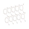 10Pcs 2pin Hearing Aid Cable High Temperature Resistance PVC Reliable