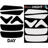 Biomar Labs Reflectors Reflective Stickers Reflective Film Black Stickers Set