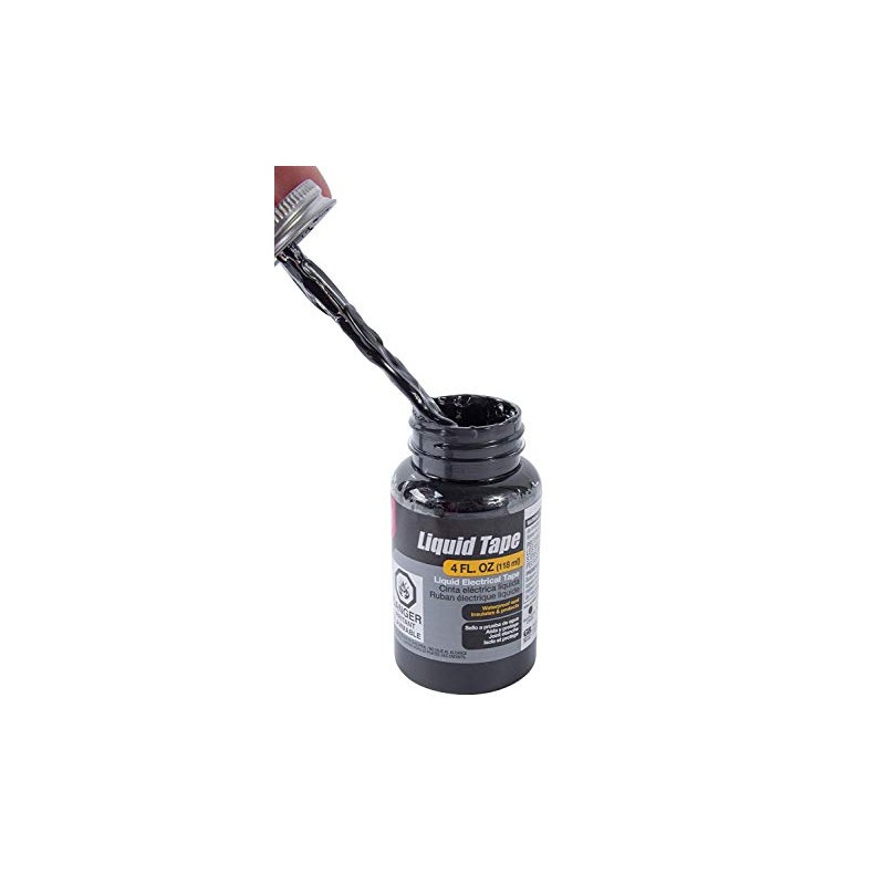 Gardner Bender LTB-400 Liquid Electrical Tape, Easy-on, Waterproof, Indoor/Outdoor Use,