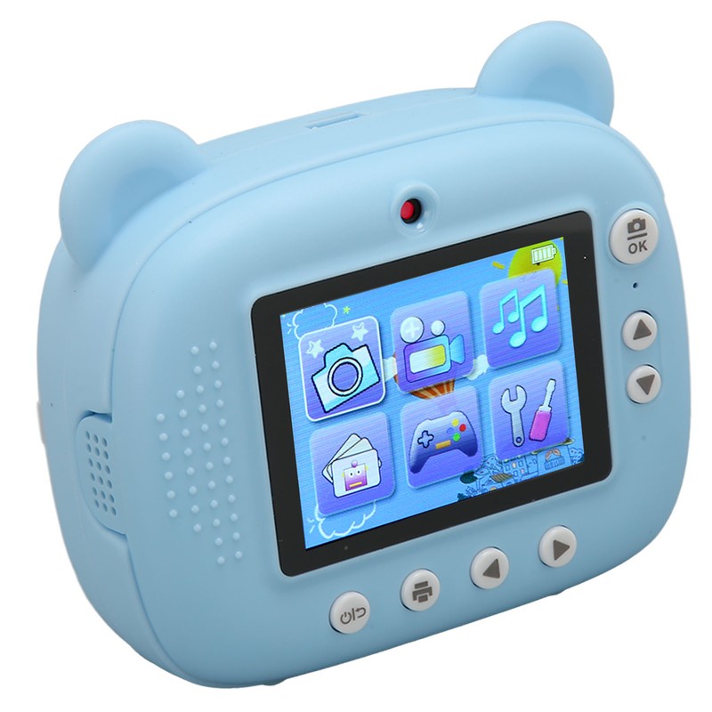 Instant Camera 2.4in IPS Screen Dual 24MP Camera USB Charge