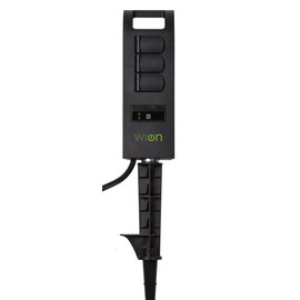 WiOn 50053 Outdoor Wi-Fi Plug-In Yard Stake With Smartphone Or Tablet Automation for up to 12 devices; 3 Grounded Outlets And 6 Foot Cord