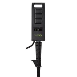 WiOn 50053 Outdoor Wi-Fi Plug-In Yard Stake With Smartphone Or Tablet Automation for up to 12 devices; 3 Grounded Outlets And 6 Foot Cord