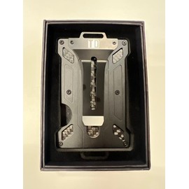 RFID protection metal wallets MRF-54 - color: Black