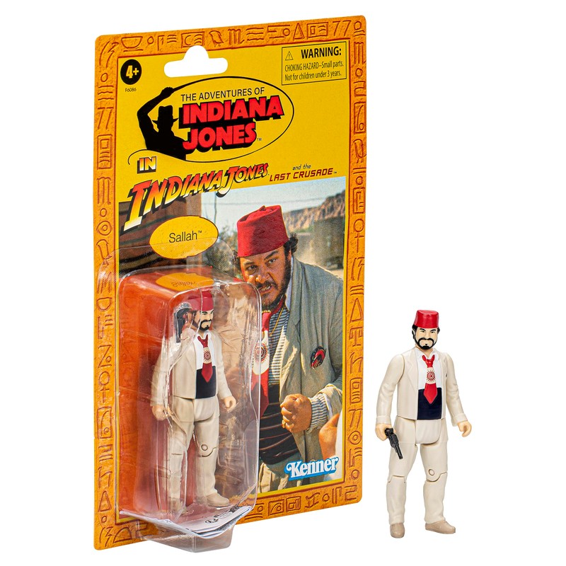Indiana Jones RETRO Movie Indiana Jones Last Crusade Salah 3.75"