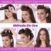 6pzs Curly Ondas En Cabello Rizos Sin Calor Tubo+gorro Satin