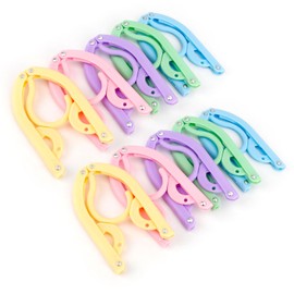 Travel Hangers Foldable Hangers Clothes Hanger Cintres Pour VêTements Clothing Hanger Support Vetement Cintre Portable Folding Hanger Folding Clothes Hanger Foldable Hangers Travel Small Hangers 10pcs