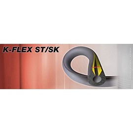 Quality 9mm Wall 15mm Bore 2 Metre Length Slit Self-Seal K-Flex Pipe Insulation/Lagging/cladding