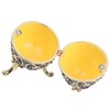 European Style Shiny Artificial Diamond Easter Egg Metal Crafts Jewelry