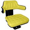 TS1040ATSP Yellow Wrap Around Seat with Arms Fits John Deere