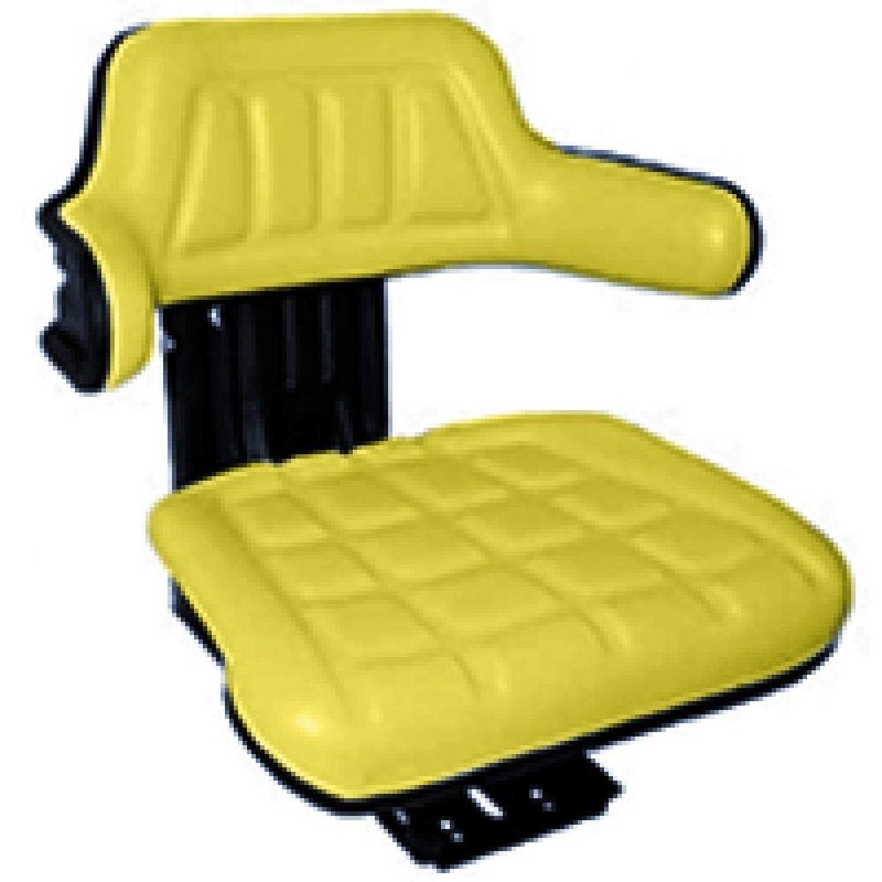 TS1040ATSP Yellow Wrap Around Seat with Arms Fits John Deere