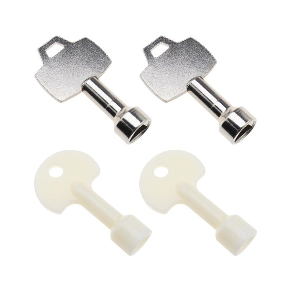 Set of 4 Triangle Key Bins Metal Key Plastic Key