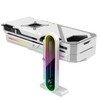 Height Adjustable RGB GPU Support with Integrated Temperature Display, 3PIN