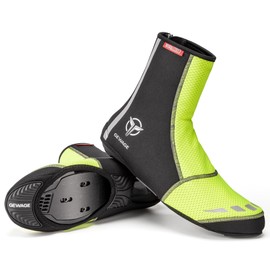 GEWAGE Cycling Shoes Overshoes, Unisex Warm Shoe Covers with Reflective Strips for MTB and Road Bike