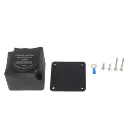 Voltage Sensitive Relay Switch 125A, Dual Battery Isolator for RV Marine Boat, Automatic Charging VSR with Built-in Voltage Sensing