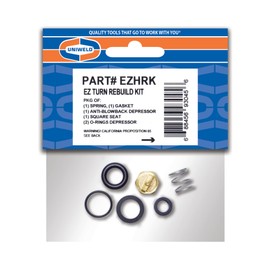 Uniweld EZHRK Ez-Turn® Repair Kit, 1 Ea: Spring, Depressor, Square Seat, O-Ring, Gasket
